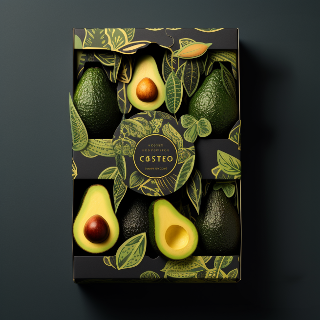 Avocado Packaging Art