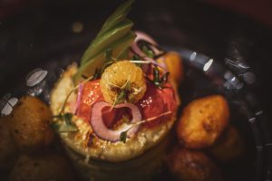 Grilled Avocado with Veggie Ceviche