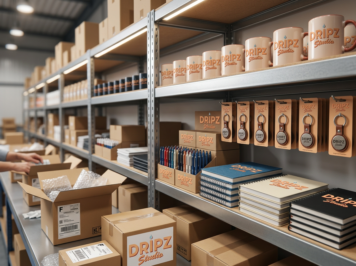 Revendeur d'objets publicitaires : impression et gravure en petites séries