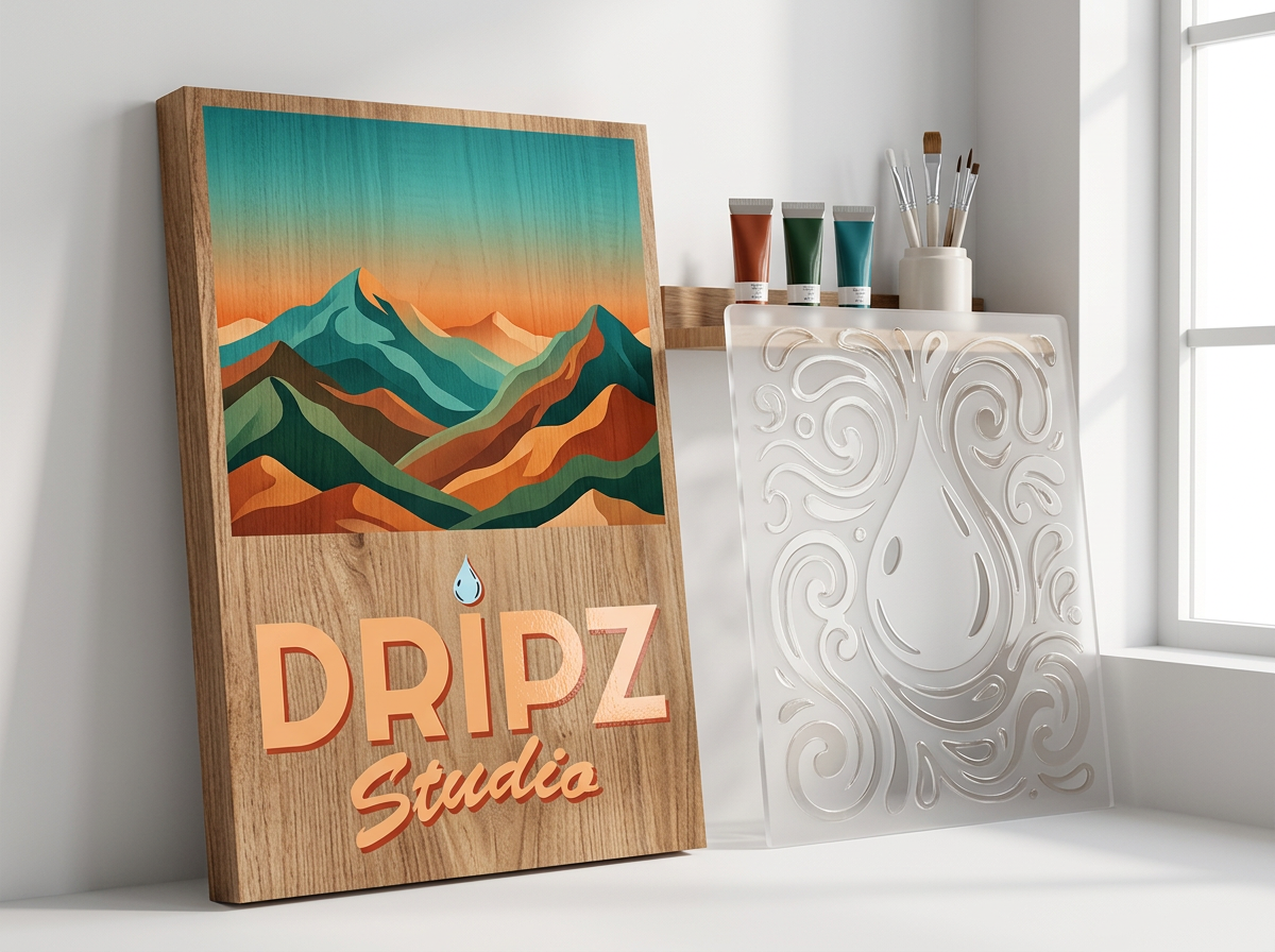 Création artistique et déco : reproduction sur bois et plexiglas avec gravure et vernis sélectif