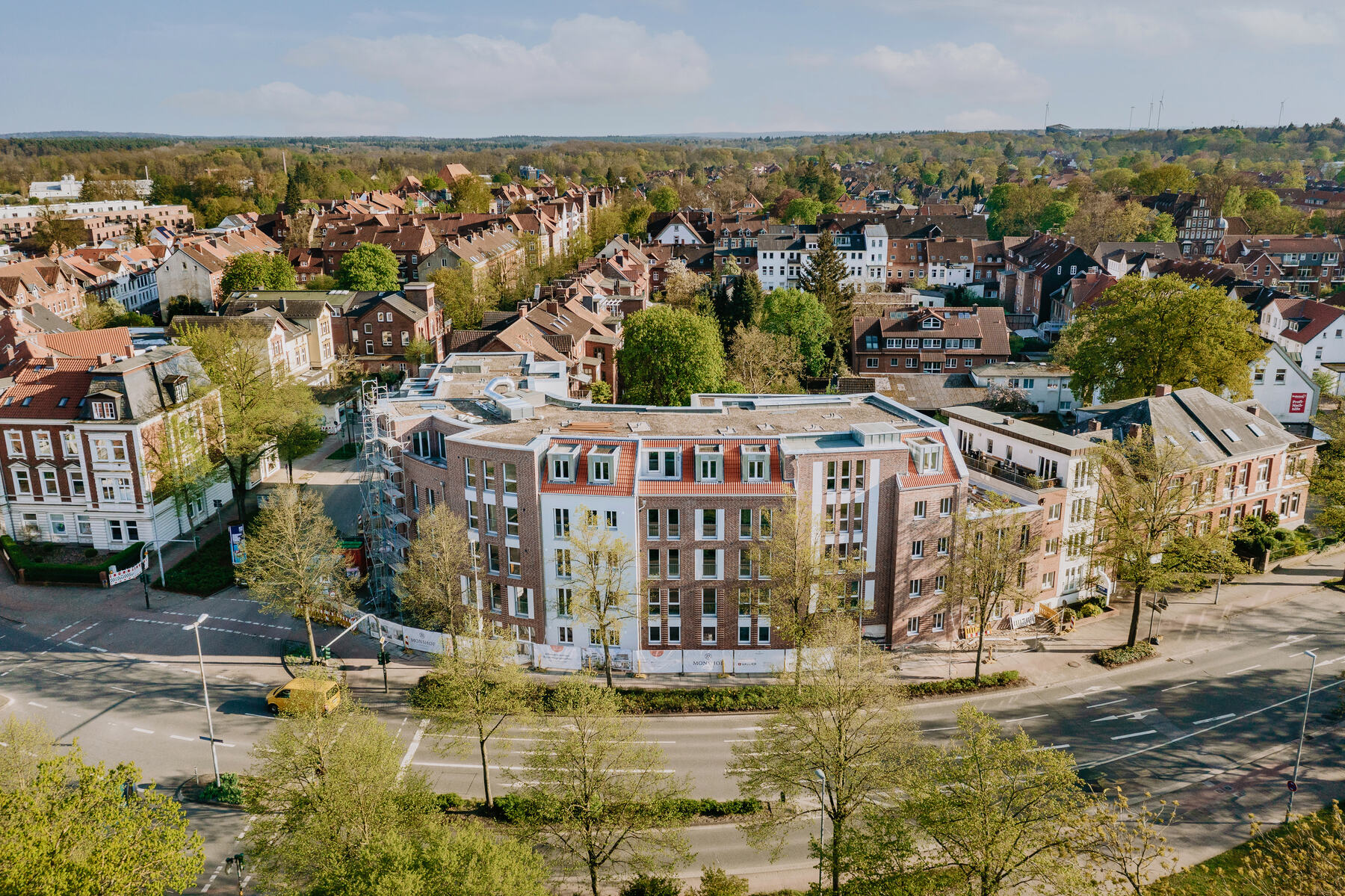 Monshof – Ansicht des Quartiers im Roten Feld