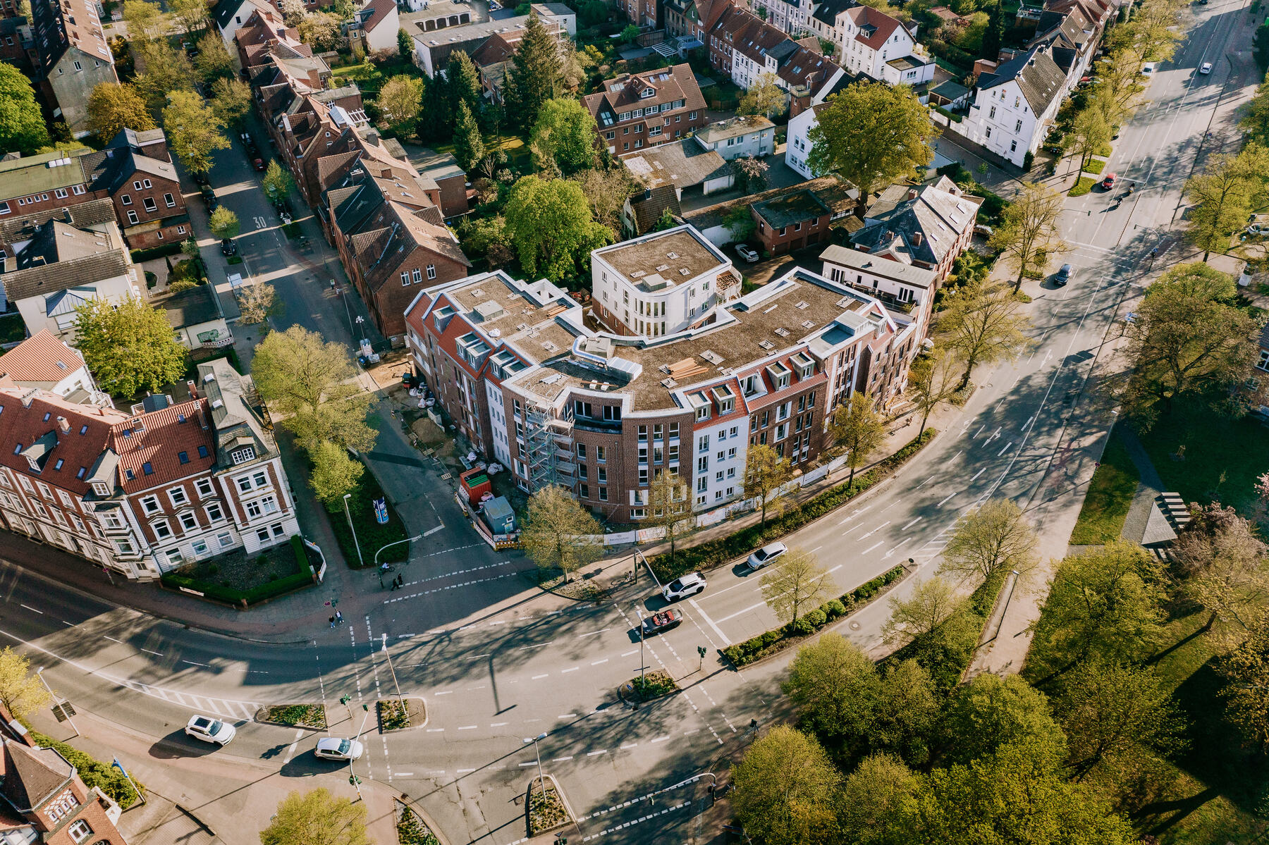 Monshof – Luftaufnahme in Lüneburg