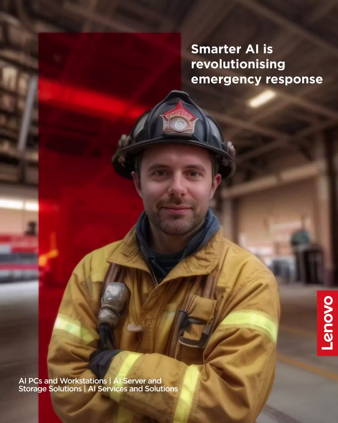 AI photo booth hire for tradeshows — Lenovo branded AI portrait for corporate event activation