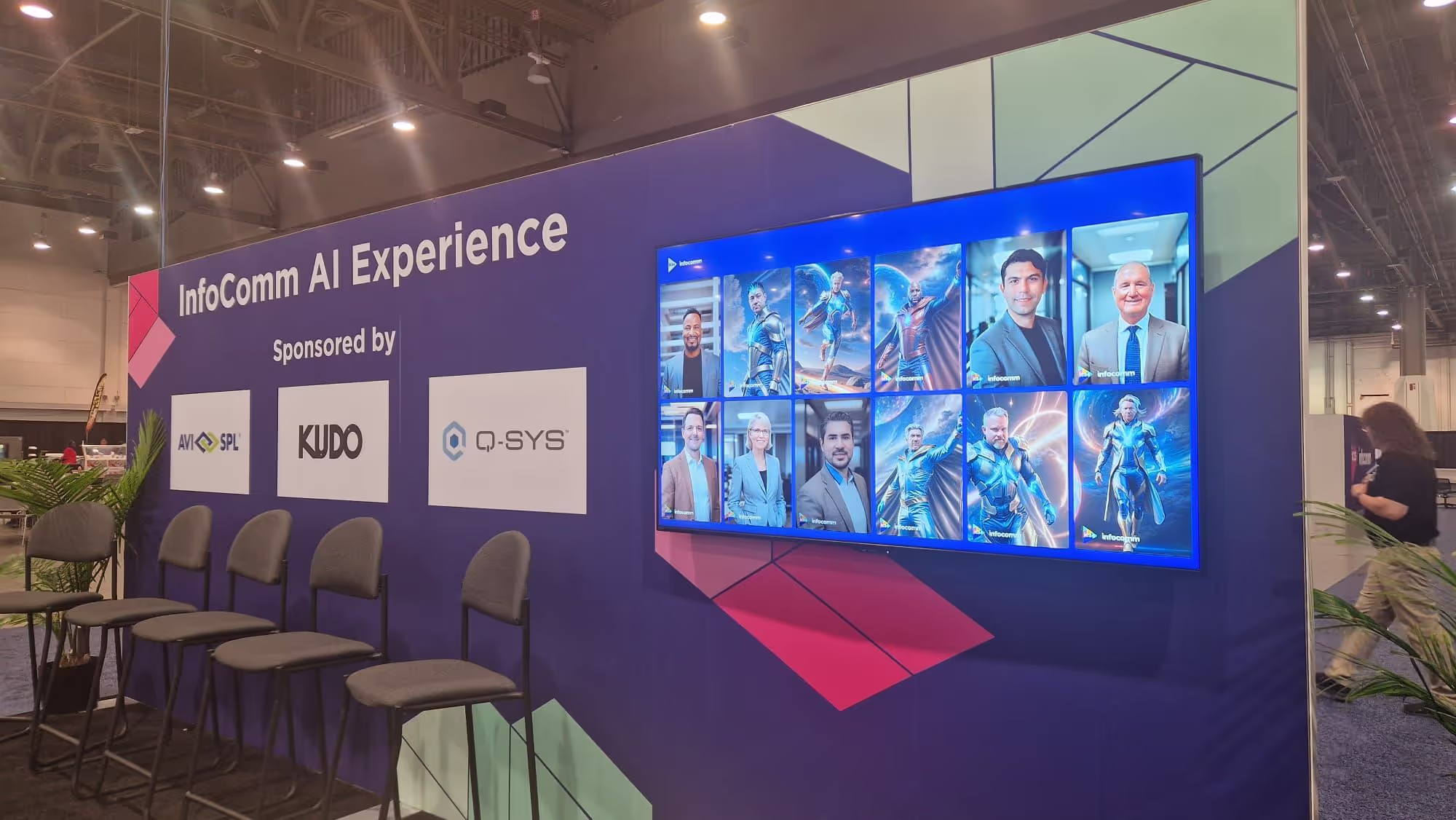 AI Photo Booth at InfoComm