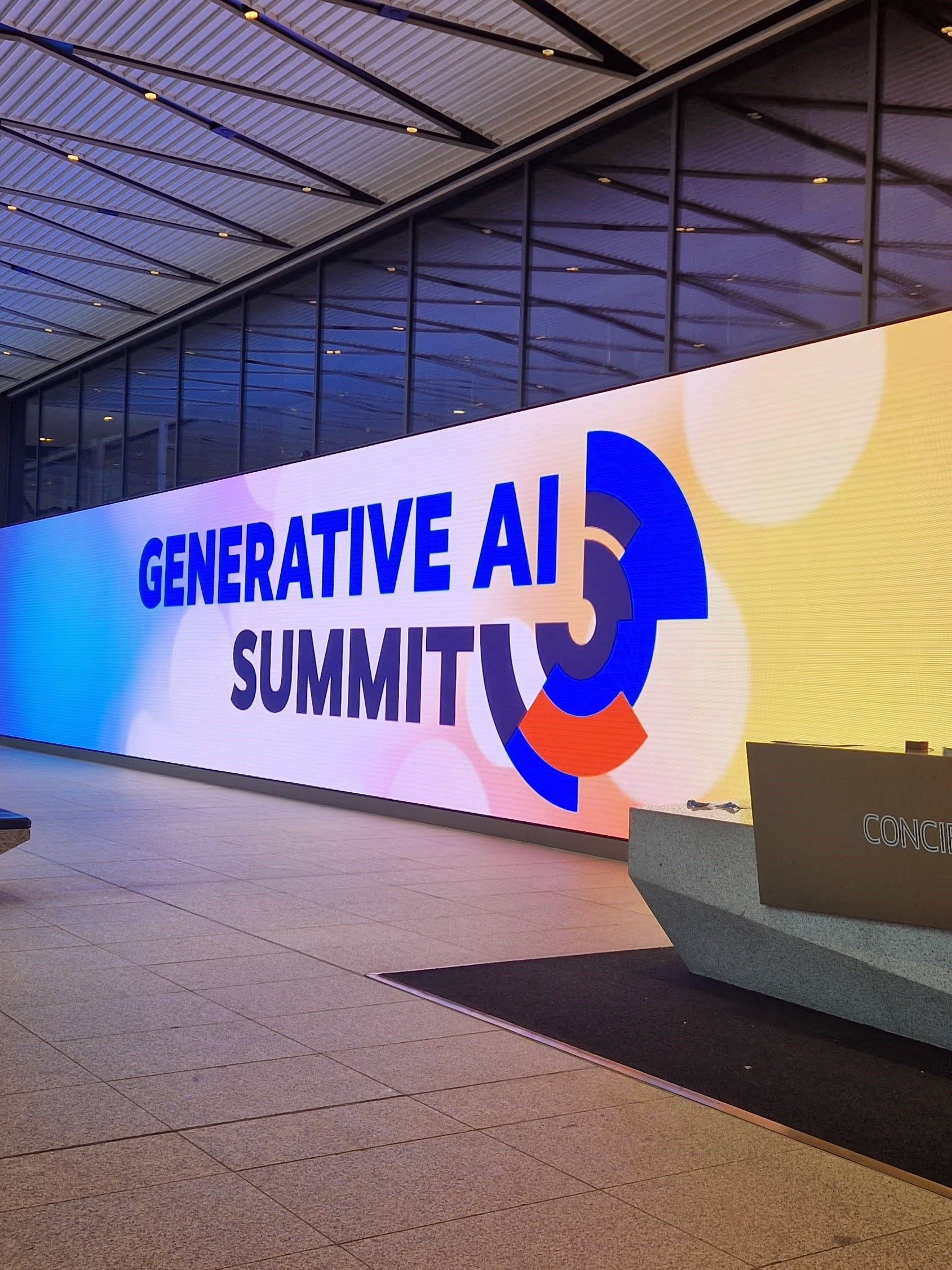 AI Photo booth at the Generative AI Summit 2024