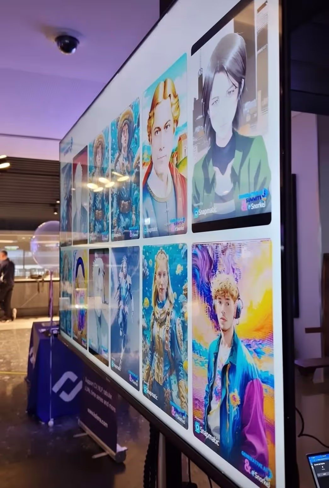 AI Photo booth at the Generative AI Summit 2024