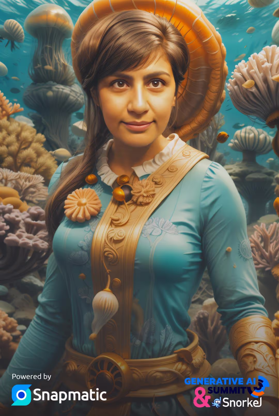 AI Photo booth at the Generative AI Summit 2024 - custom images