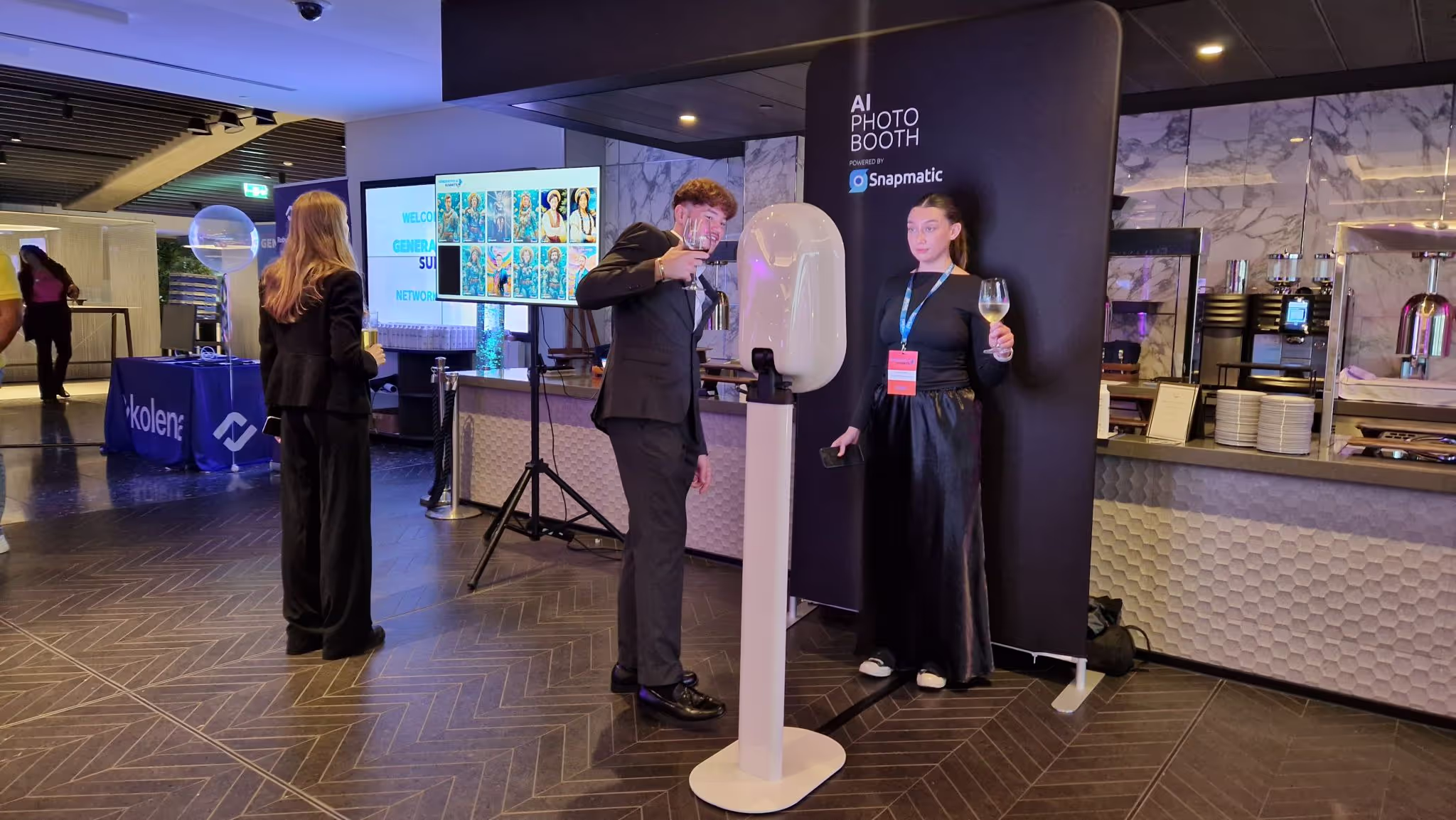 AI Photo booth at the Generative AI Summit 2024