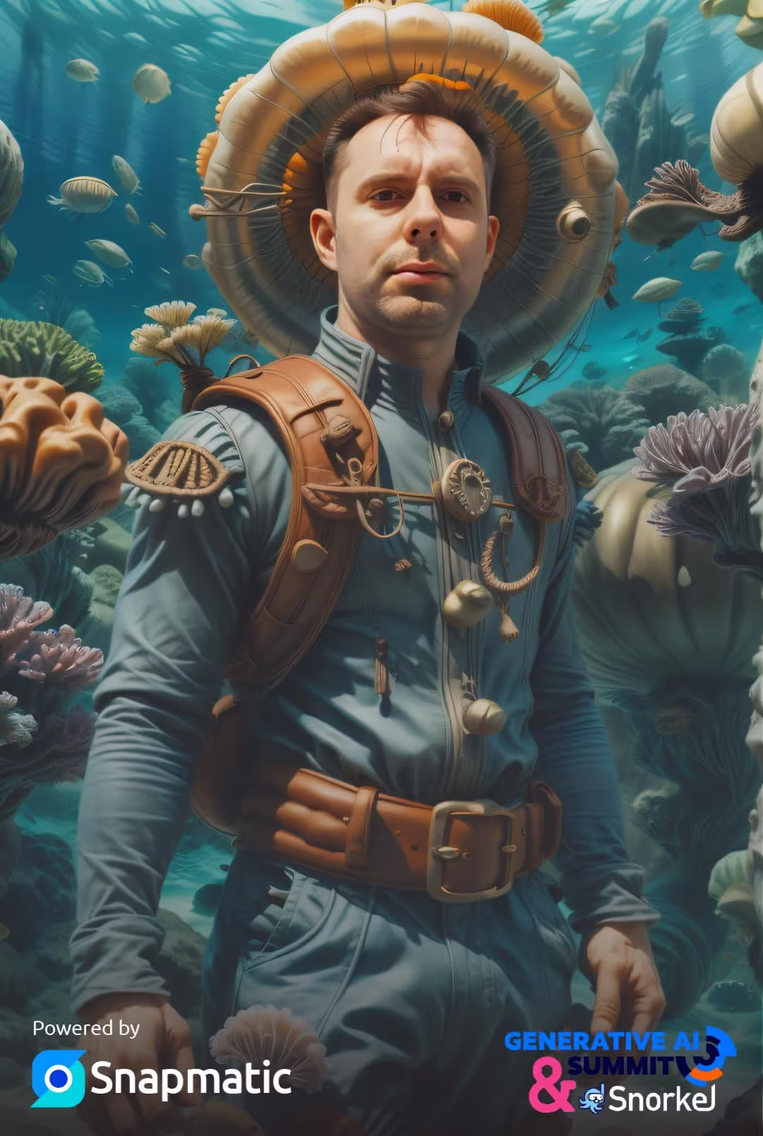 AI Photo booth at the Generative AI Summit 2024 - custom images
