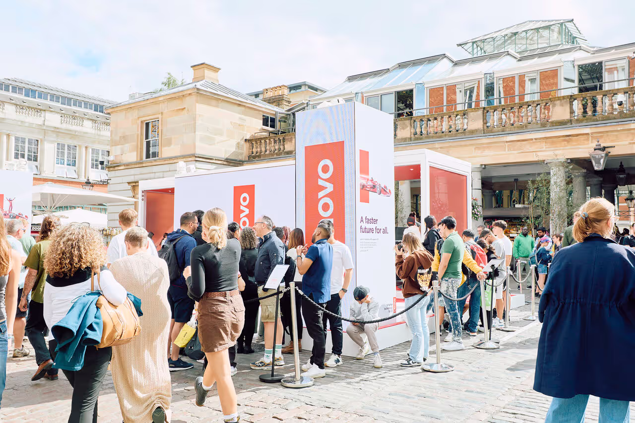 Lenovo F1 AI Photo Booth - Covent Garden, London