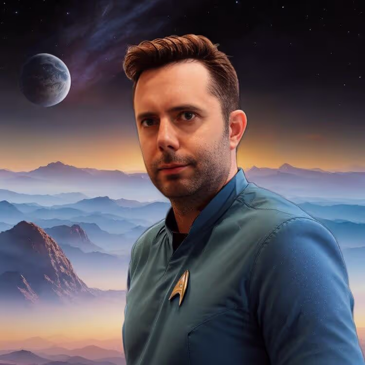 Star Trek AI Photo booth -AI-generated Starfleet uniform costume replacement for diverse fan engagement