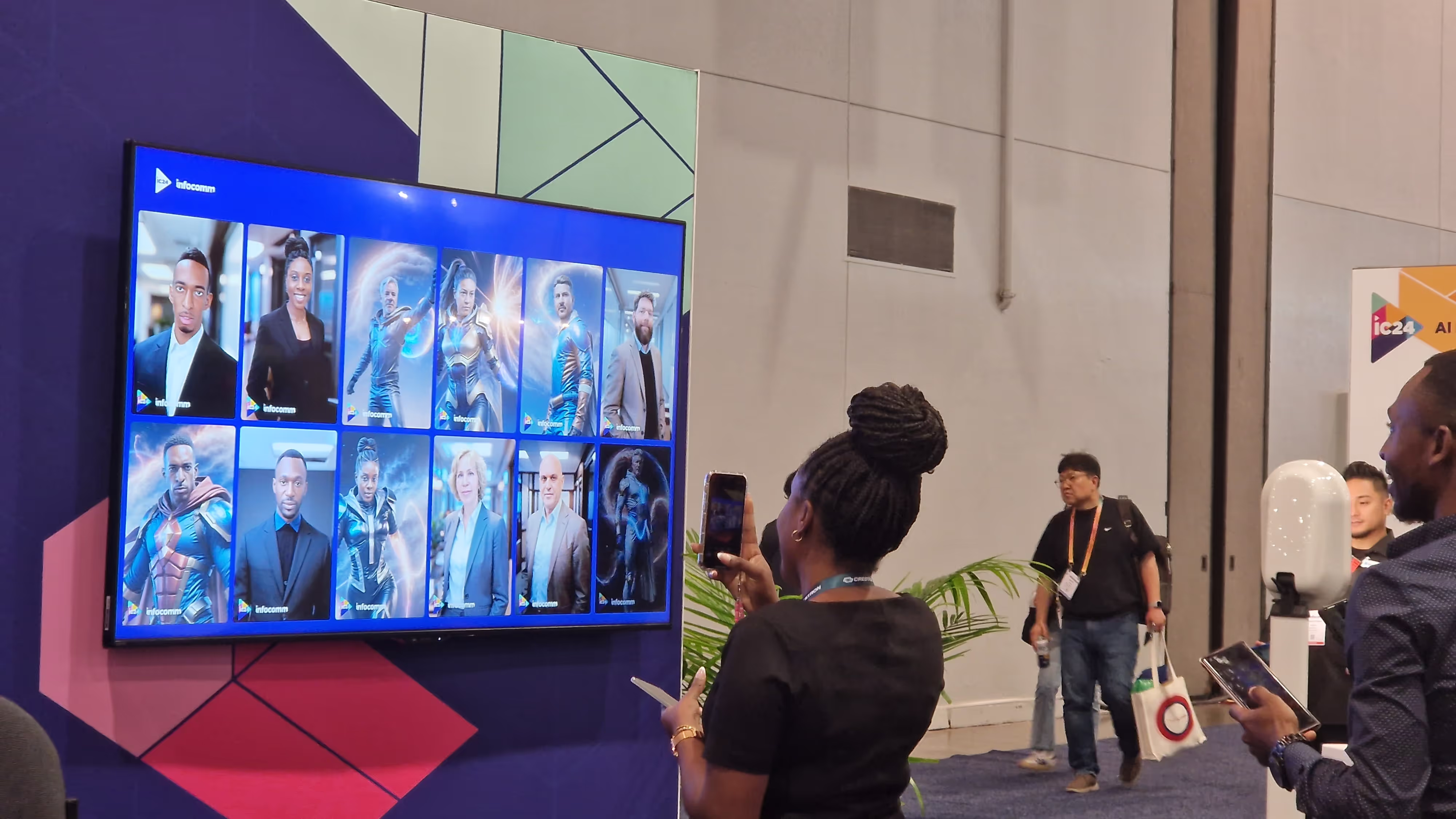 AI Photo Booth | AI Photo Booth Gallery @ Exhibition - InfoComm