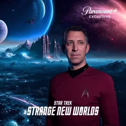 A custom branded AI Photo booth theme for Star Trek Strange new worlds Brand activation in London