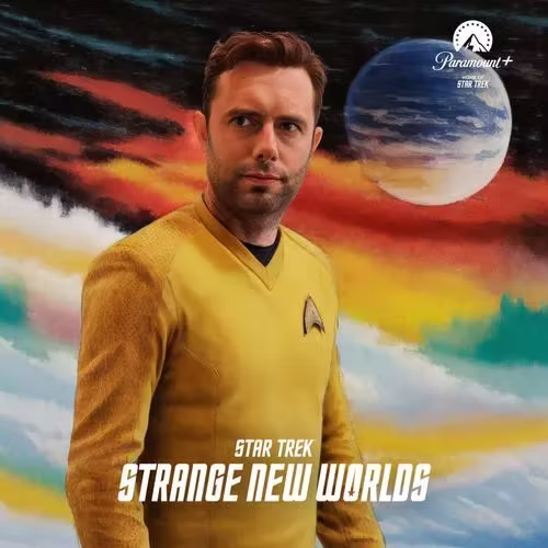 A custom branded AI Photo booth theme for Star Trek Strange new worlds Brand activation in London