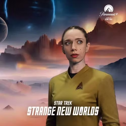 A custom branded AI Photo booth theme for Star Trek Strange new worlds Brand activation in London