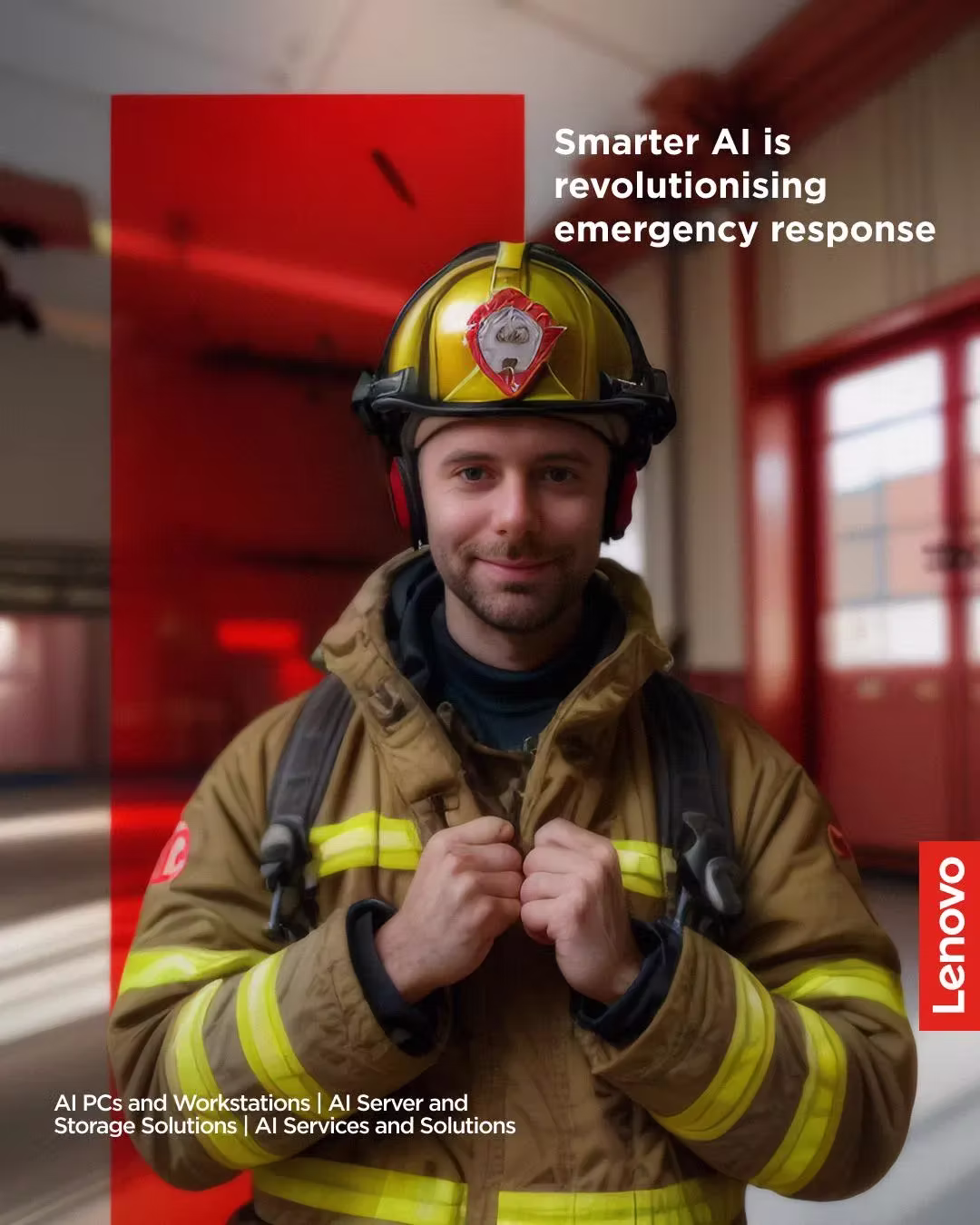 A custom  AI Photo booth theme for Lenovo brand activation in London