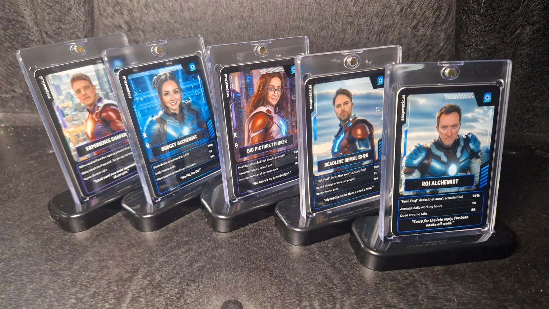 AI trading card brand activation example