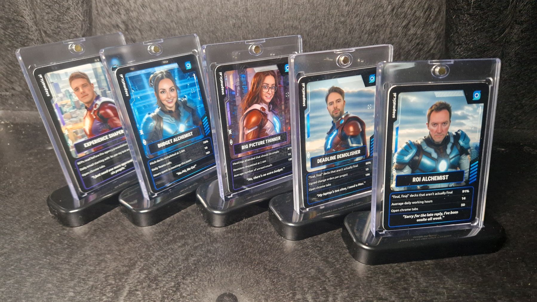 AI trading card brand activation example
