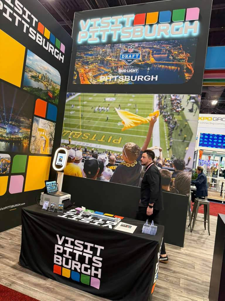 Trade show booth attraction driving footfall at IMEX Las Vegas exhibition