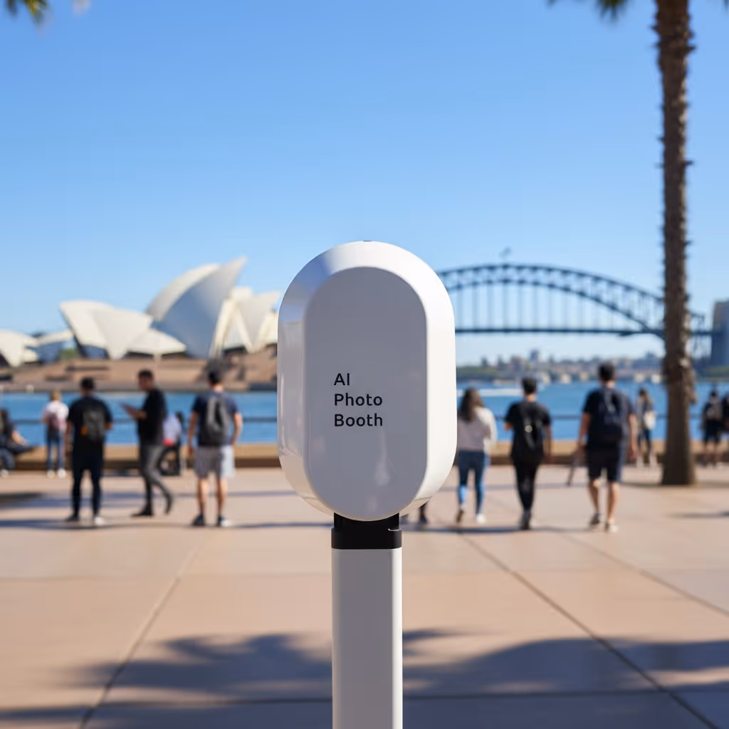 AI Photo Booth hire in Sydney, Melbourne and Brisbane. Available from Primatix