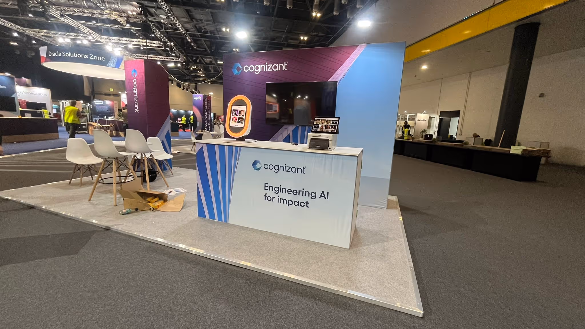 The Live Gallery for an AI Photo Booth at a London event