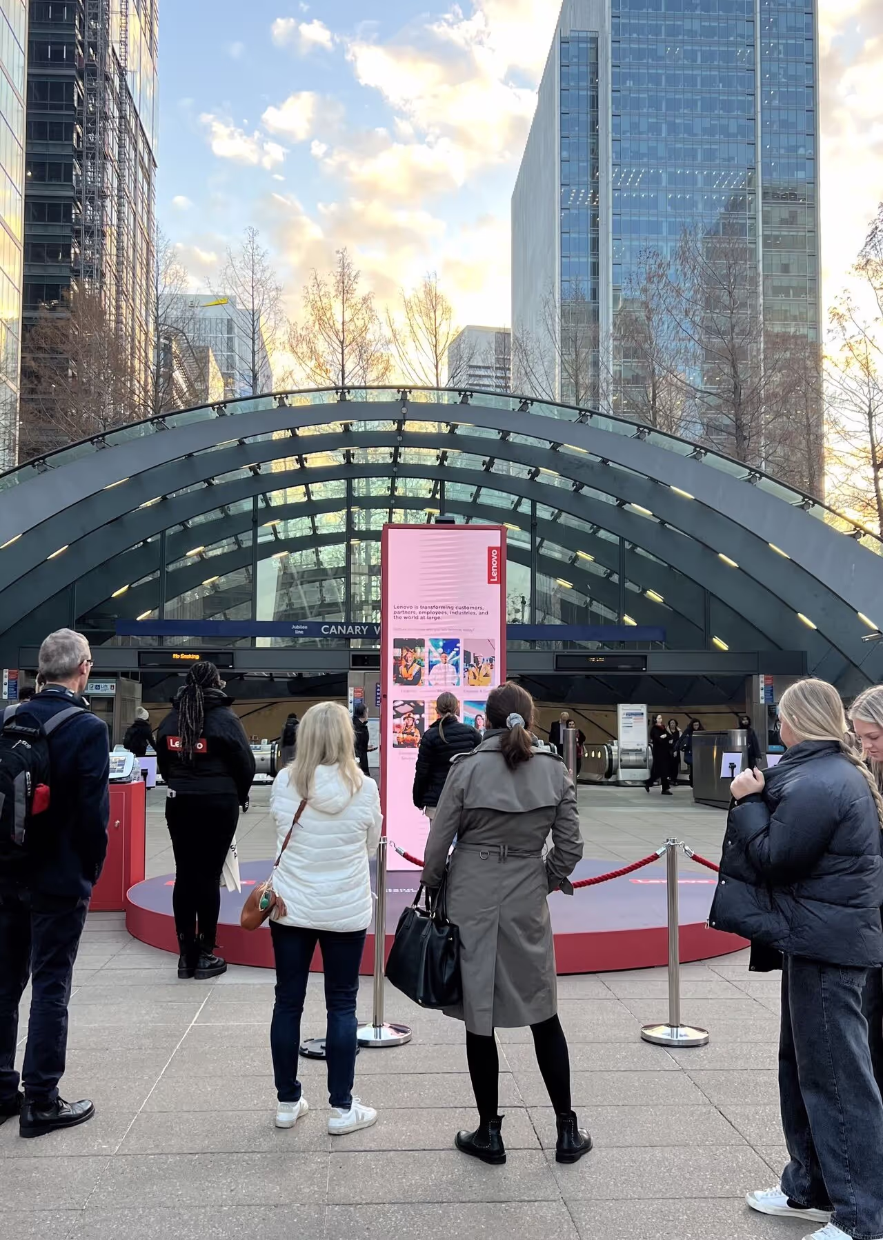 The Live Gallery for an AI Photo Booth at a London event