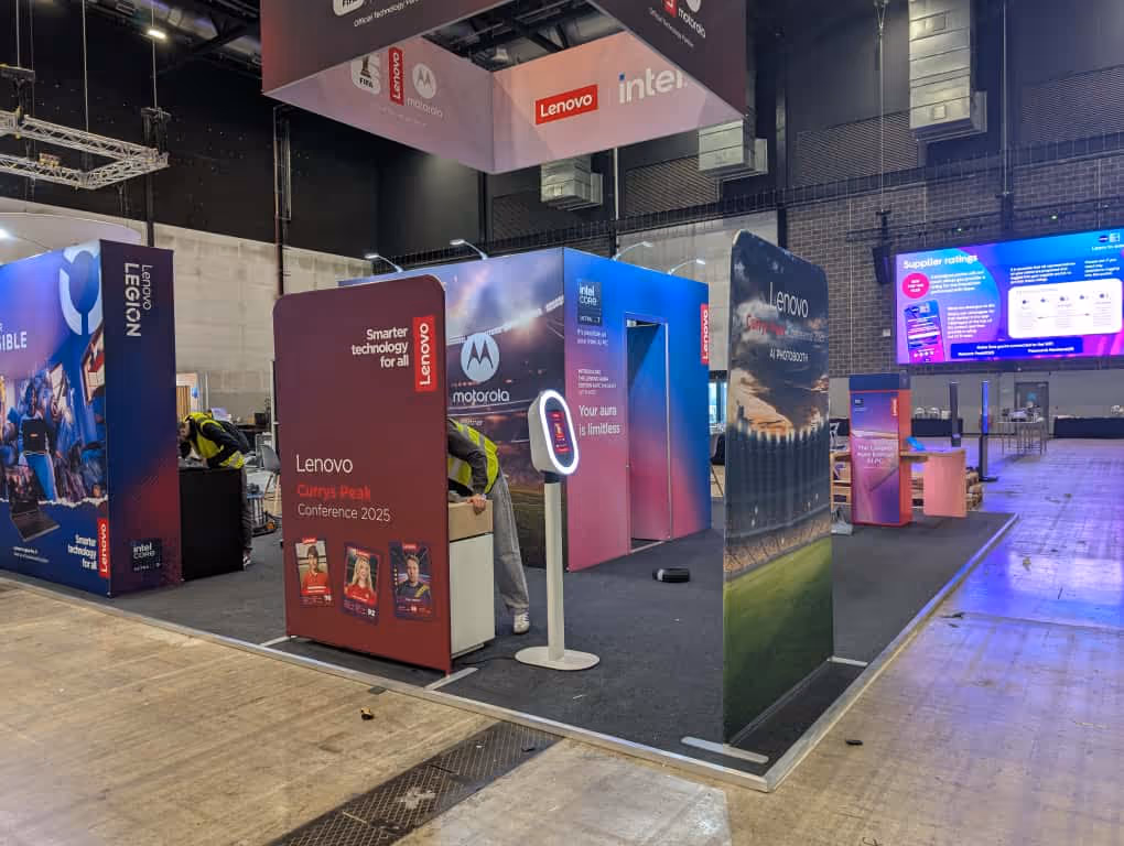 The Live Gallery for an AI Photo Booth at a Manchester event