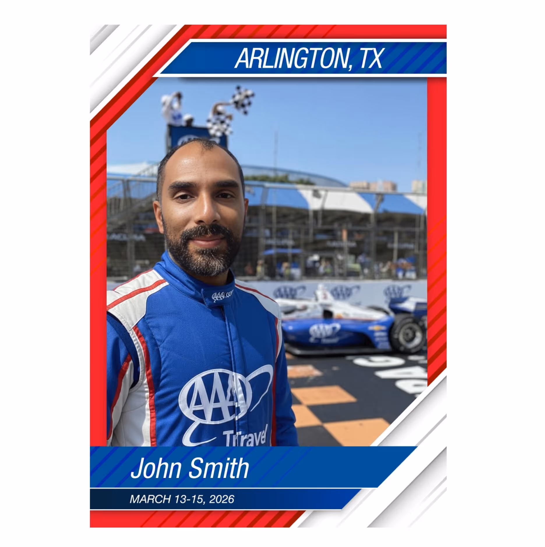 IndyCar AI Trading card brand activation