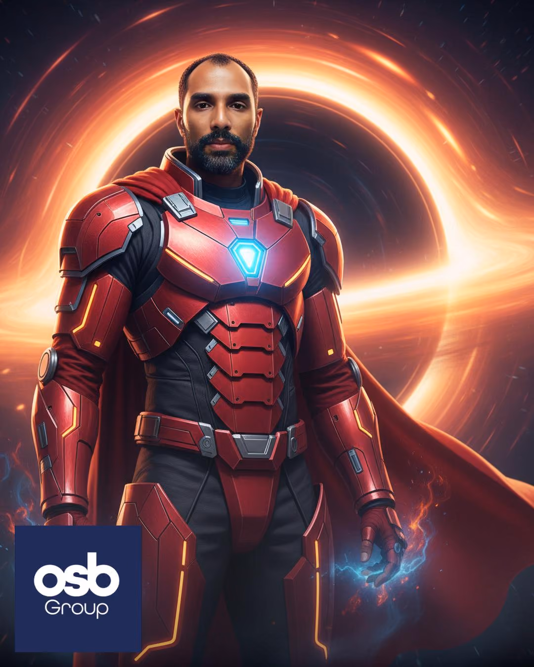 Sample Hero AI brand activation for finance conference