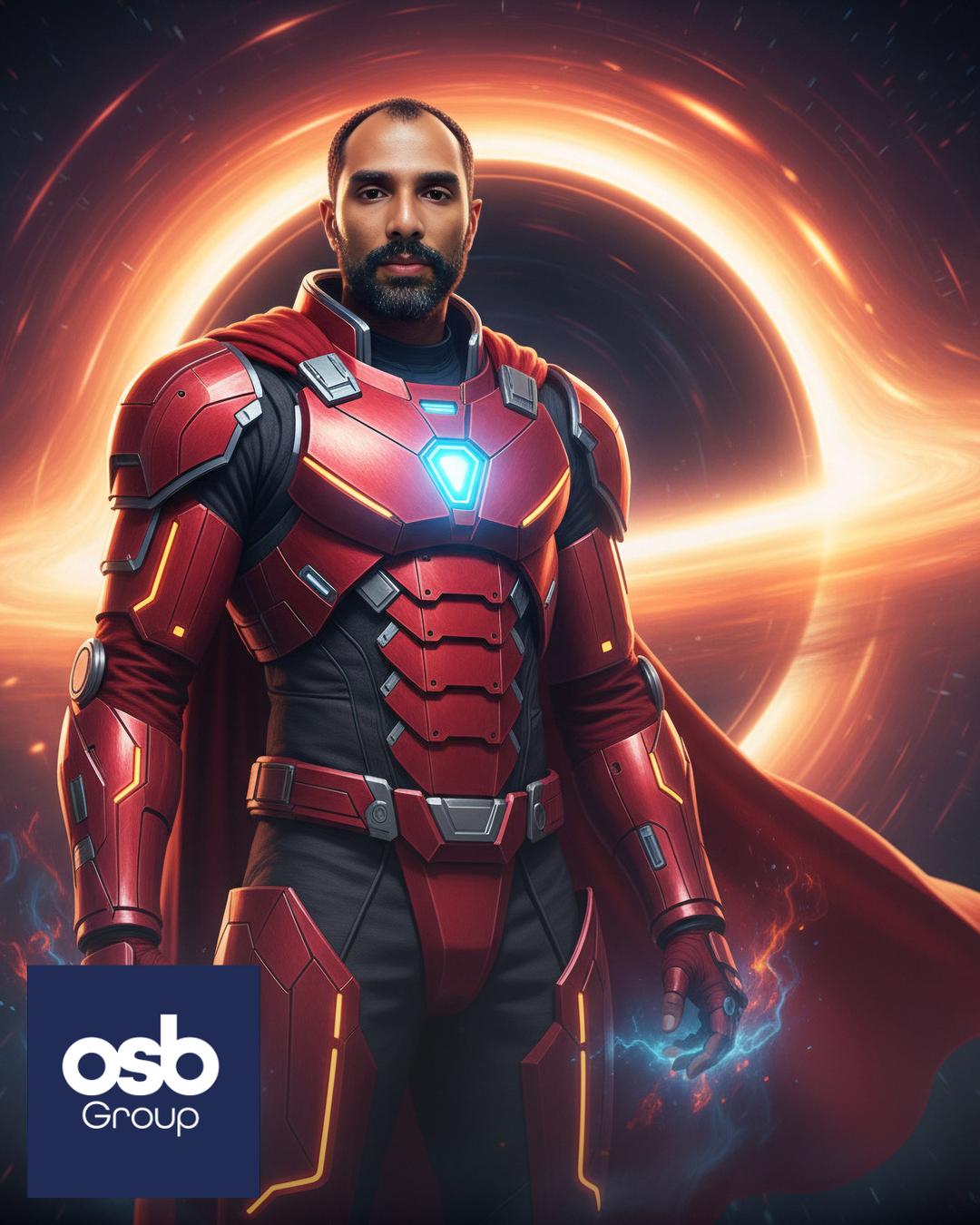 Sample Hero AI brand activation for finance conference