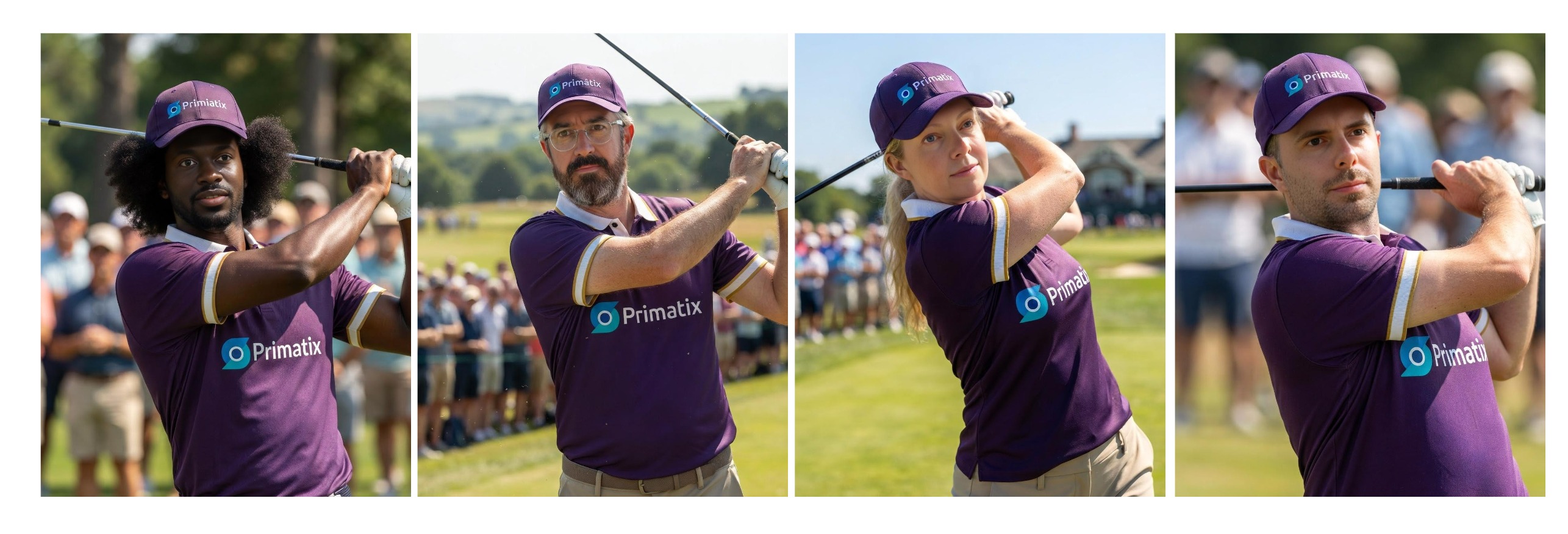 Golf AI Photo booth examples
