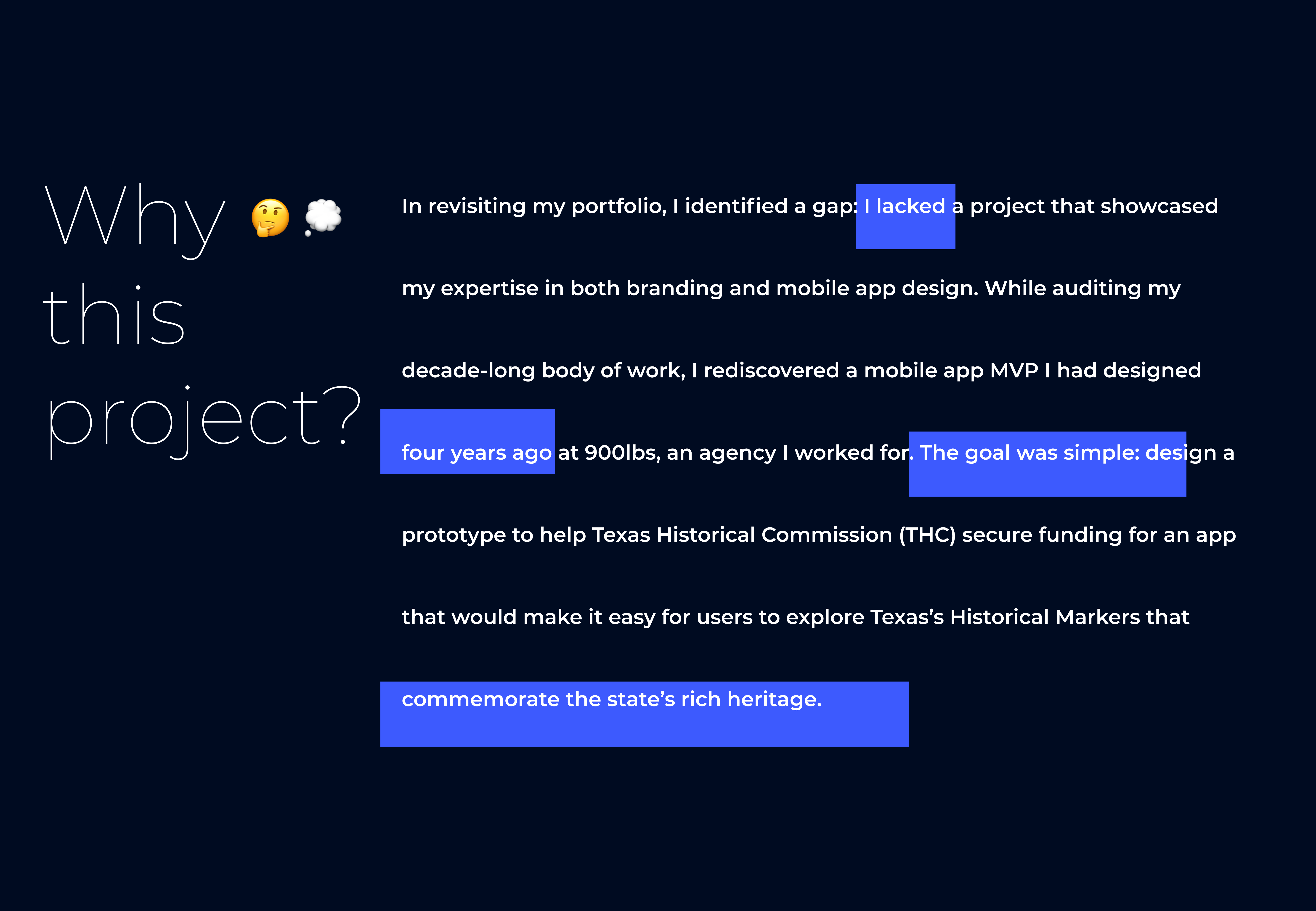 Why This Project