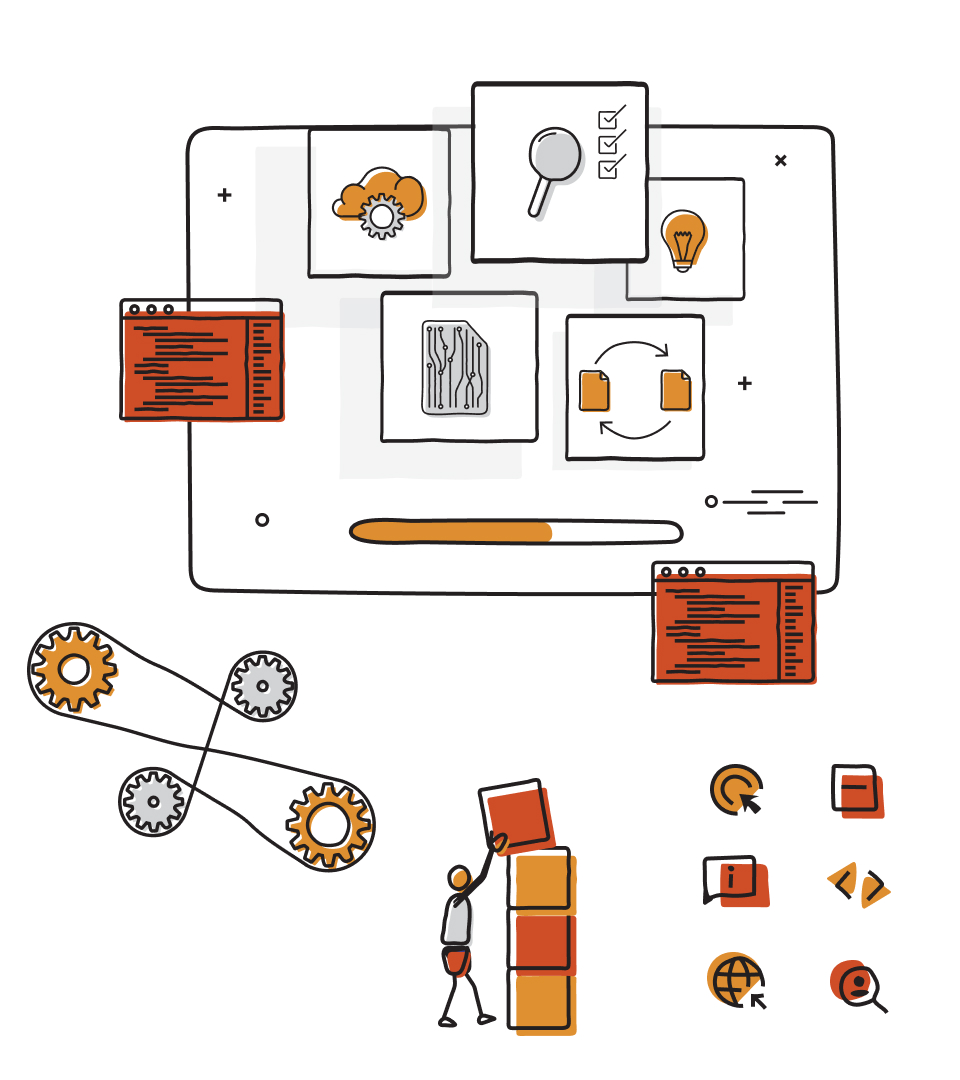 PwC Gallery Item - Branding and illustration