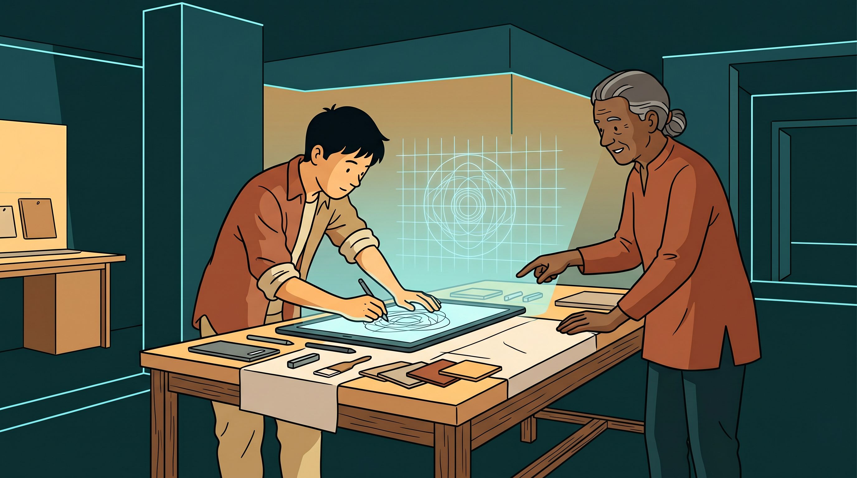 Create: makers building and designing together in a studio