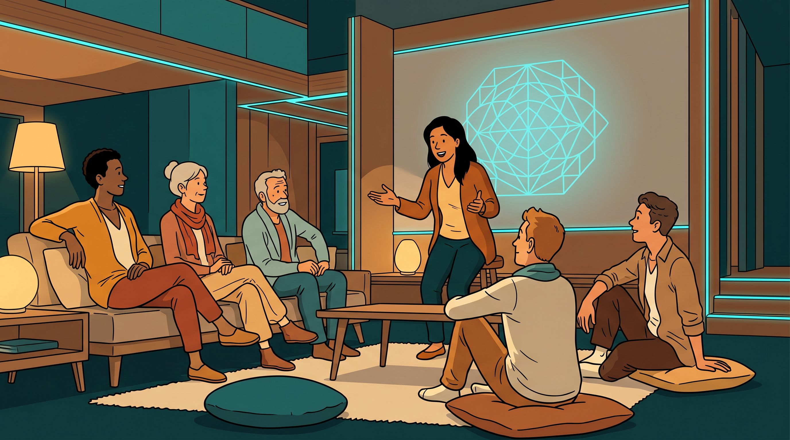 Cultivate: a node lead hosting a relaxed salon