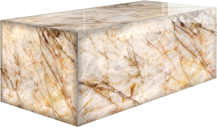 Cristallo quartzite slab sample