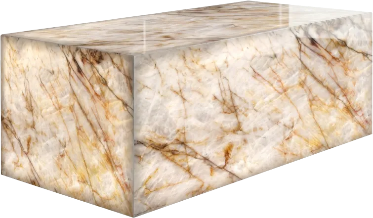 Cristallo quartzite slab sample