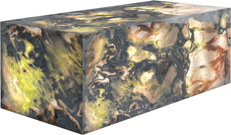 Natural stone slab sample for countertop preview