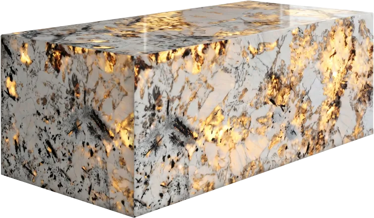 Pearl stone slab sample