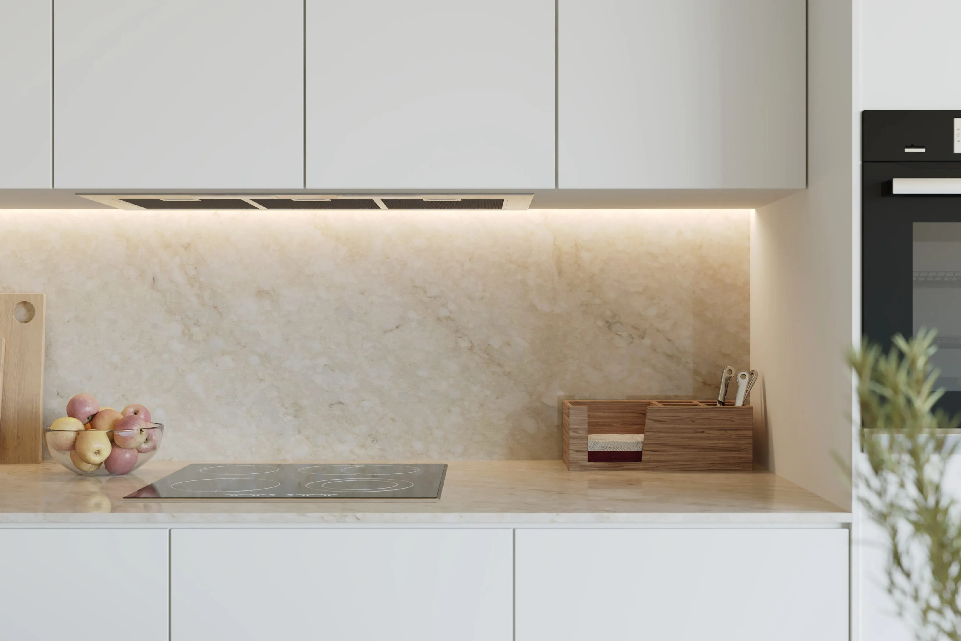 AGQ8313 quartz slab rendering