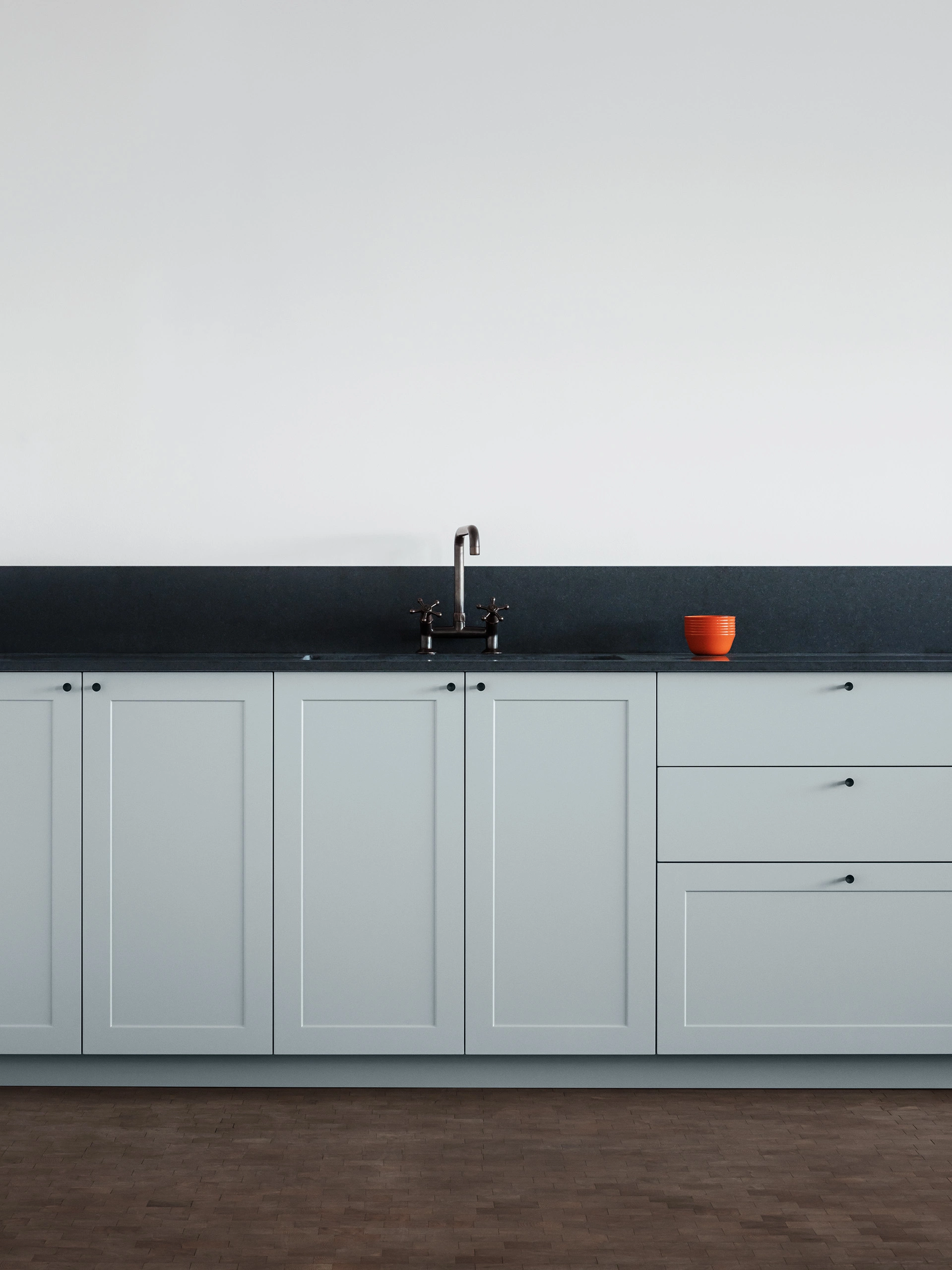 Shaker style cabinet door profile