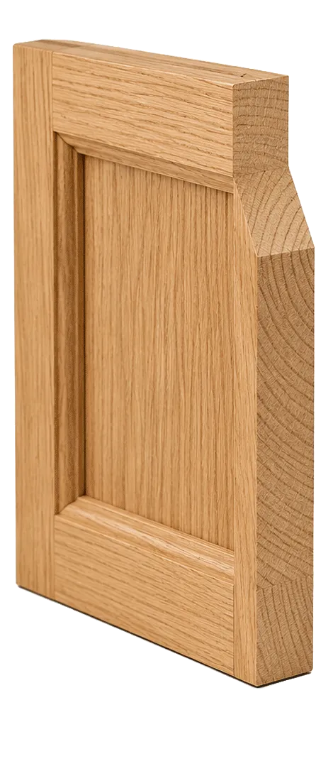 Solid wood cabinet material sample