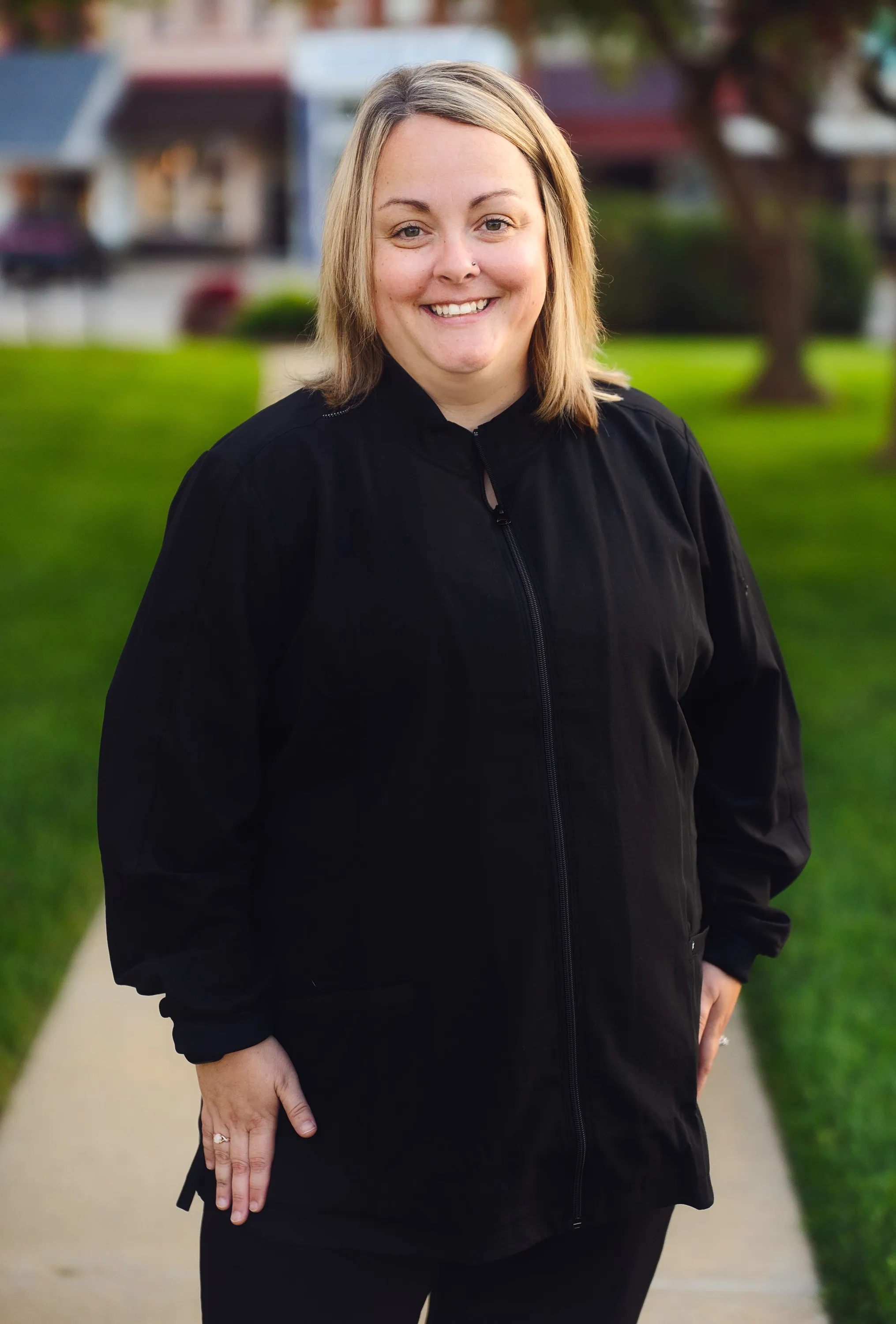 Portrait of Ana Chantel Lytle outdoors in Harlan