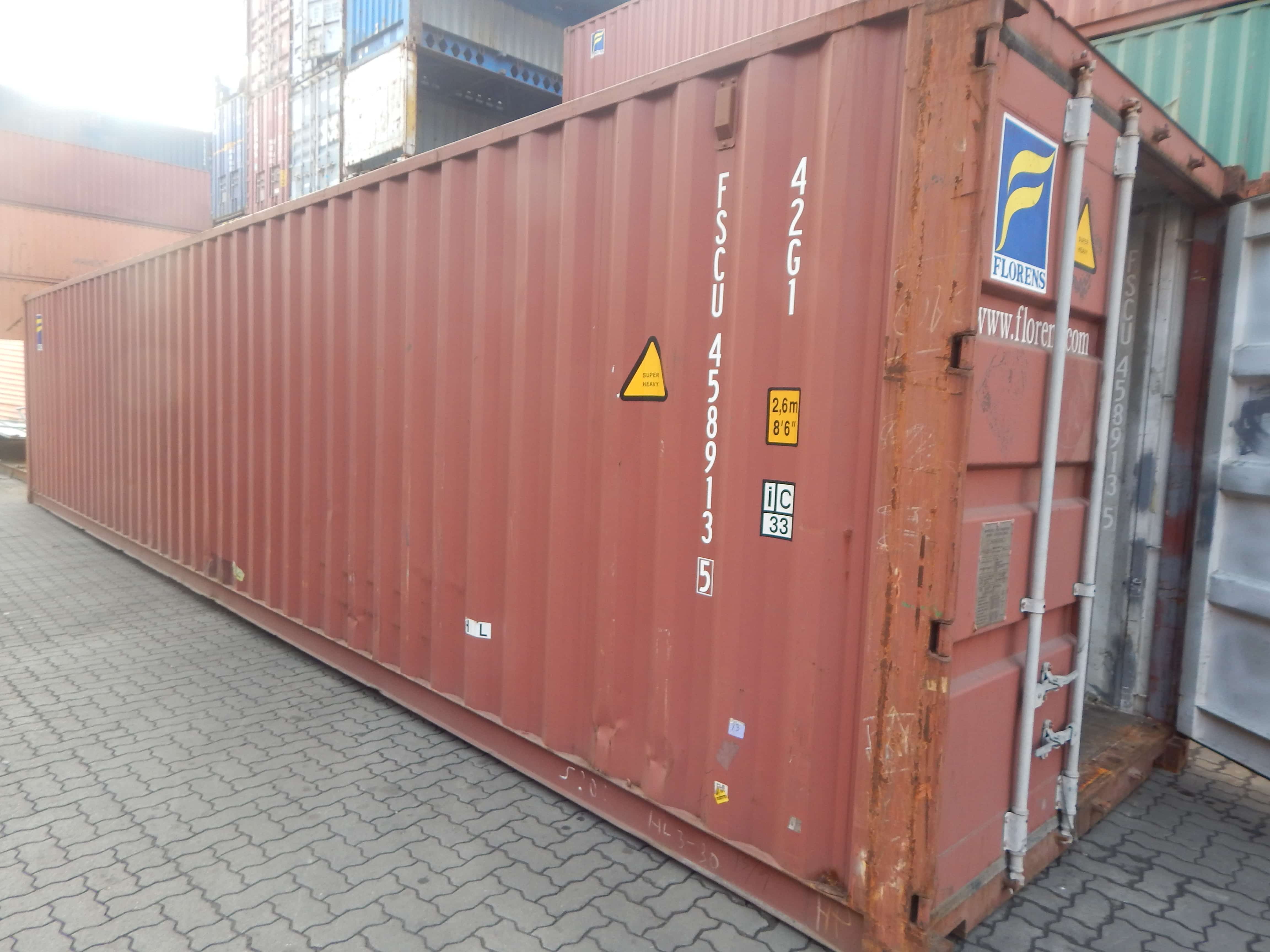 40 Fuß Standard Container, gebraucht