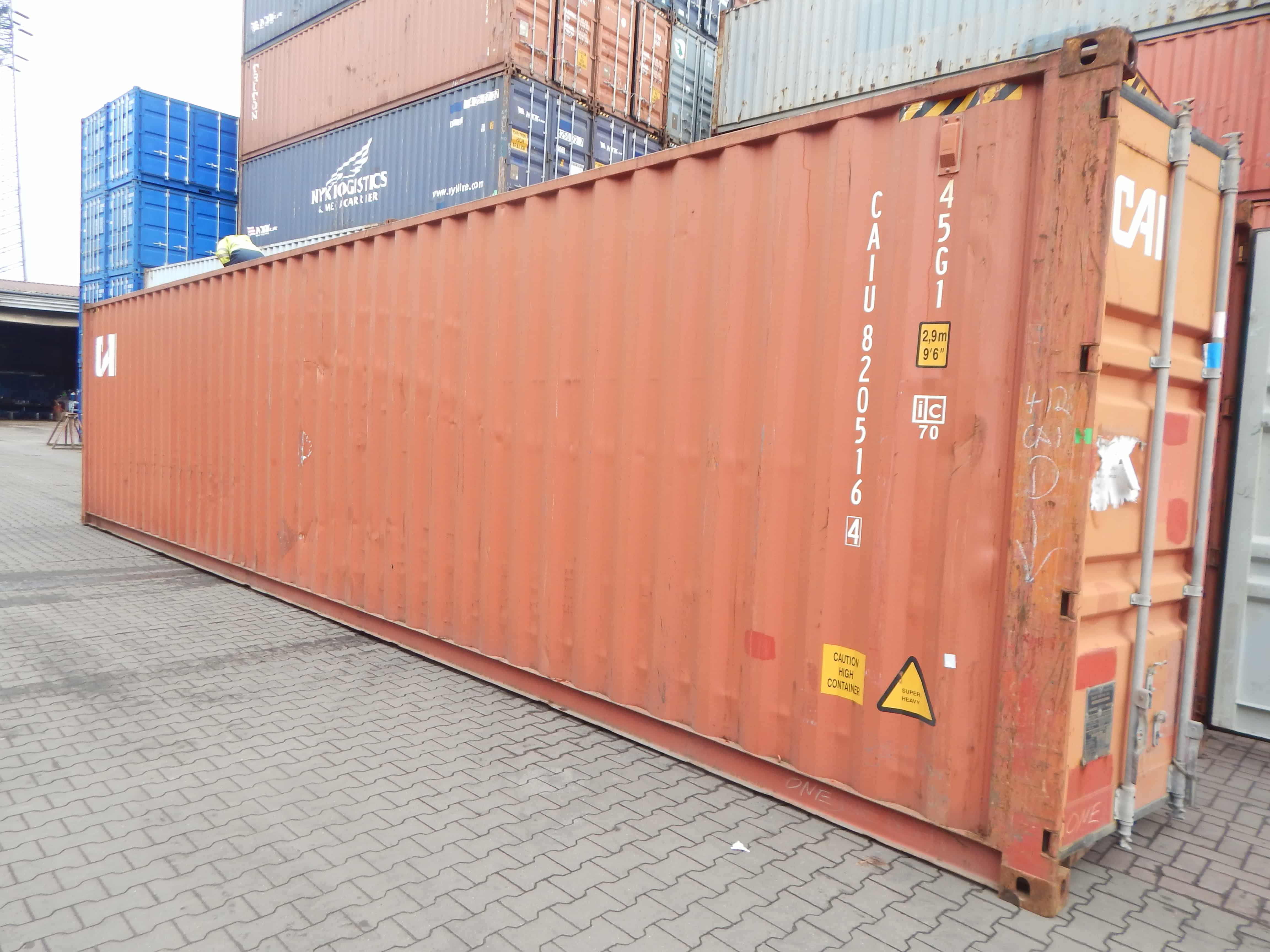 40 Fuß High Cube Container, gebraucht