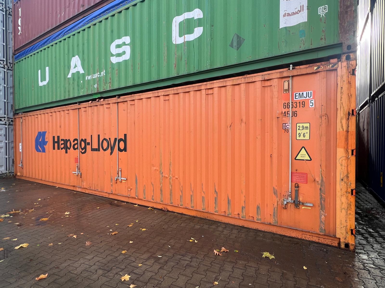 40 Fuß Hard Top Container