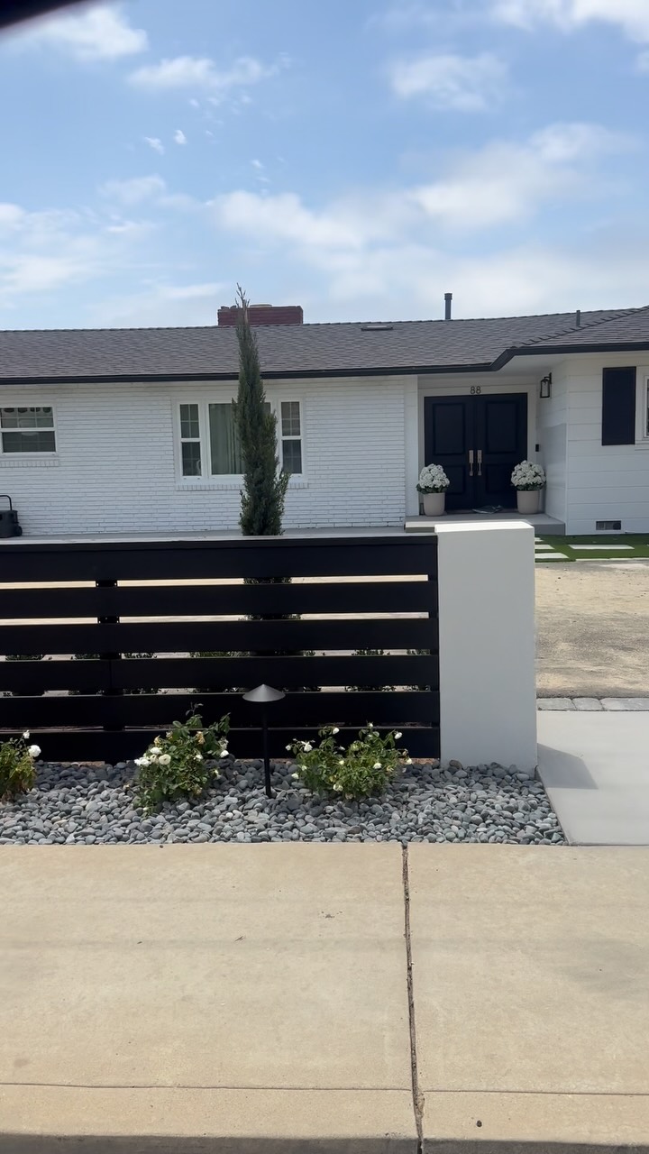 Did a literal “drive by” at a landscaping project we’ve been working on with @greenstonelandcareinc & it’s coming along SO NICELY! Such a dramatic difference from what was there before.