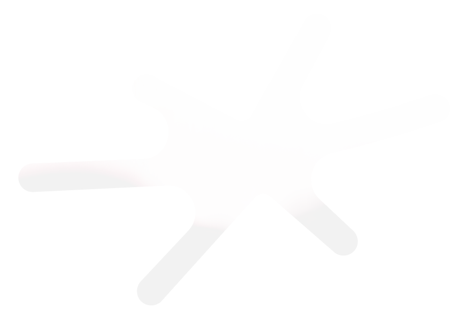 Abstract white star-shaped splash or blotch graphic on a transparent background.