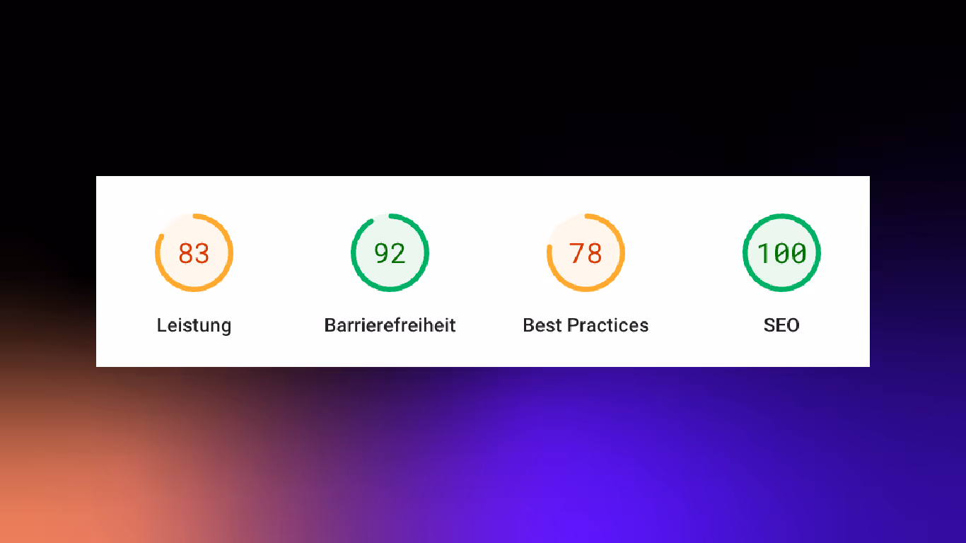 PageSpeed durch Webflow Hosting
