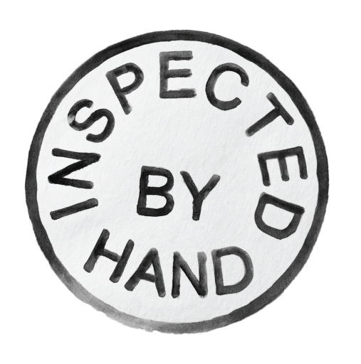 Inspected by hand